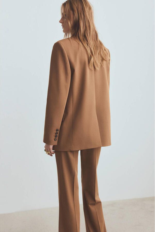 Mango regular blazer bruin - Foto 3