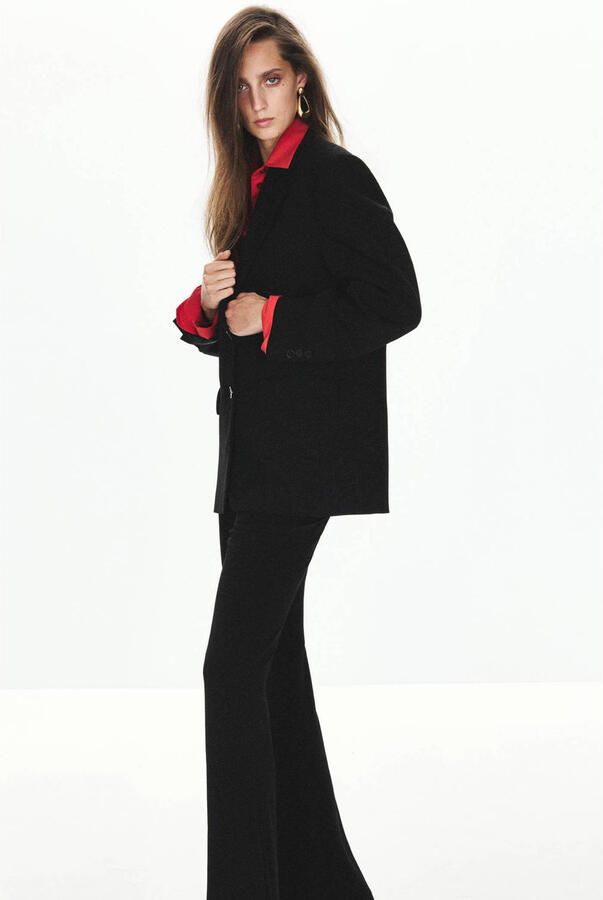 Mango regular blazer zwart - Foto 3