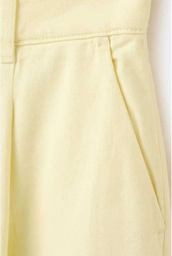 Mango regular fit chino short lichtgeel - Foto 2