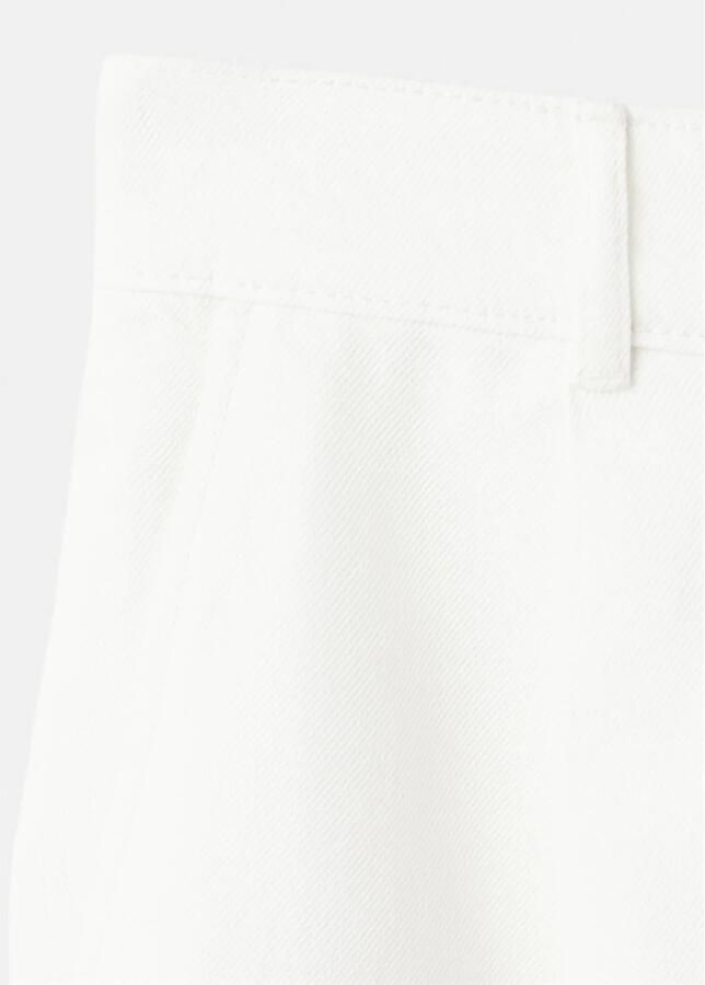 Mango regular fit chino short wit - Foto 2
