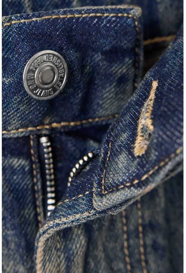 Mango regular waist slim fit jeans mediumblauw - Foto 2