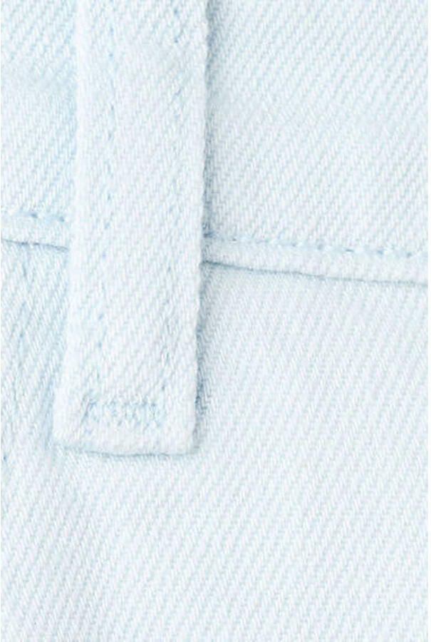 Mango regular waist wide leg jeans lichtblauw - Foto 3