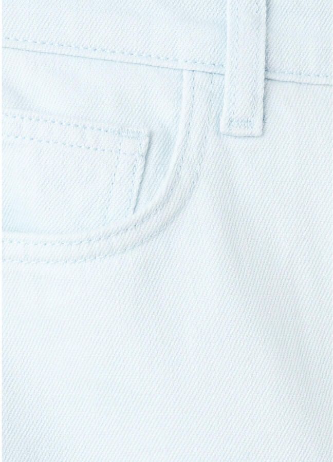 Mango regular waist wide leg jeans lichtblauw - Foto 2