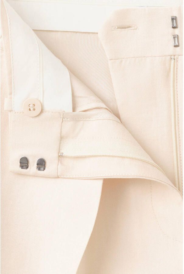 Mango regular waist bermuda short beige - Foto 3