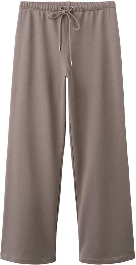 Mango regular waist broek taupe - Foto 2