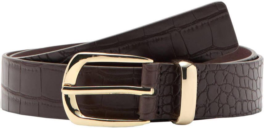 Mango riem bruin