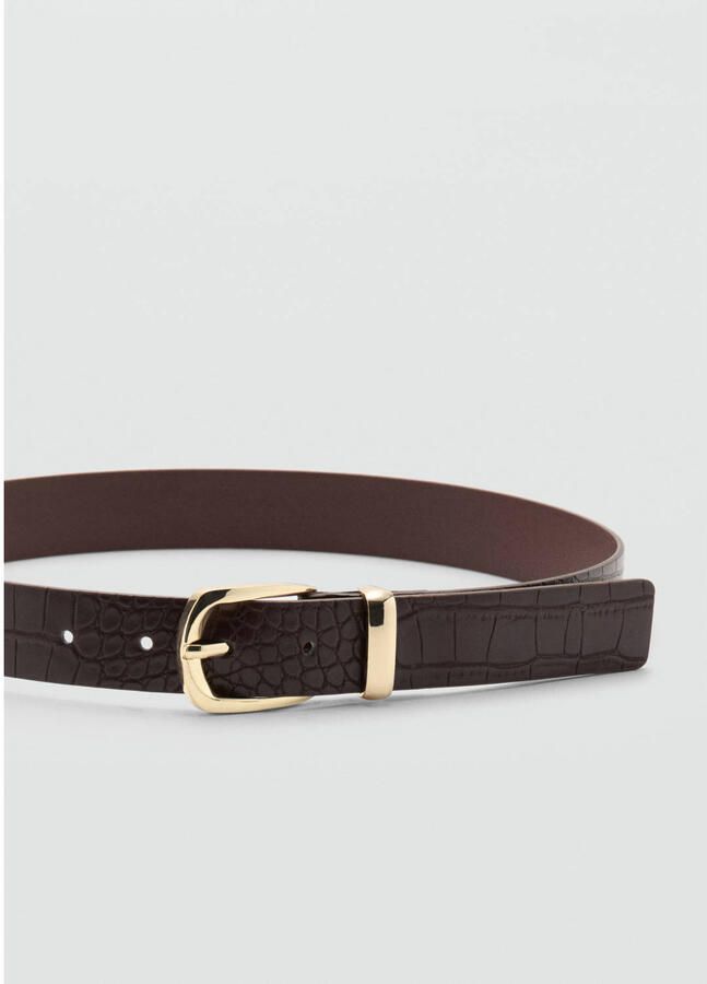 Mango riem bruin - Foto 2