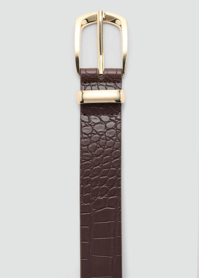 Mango riem bruin - Foto 3