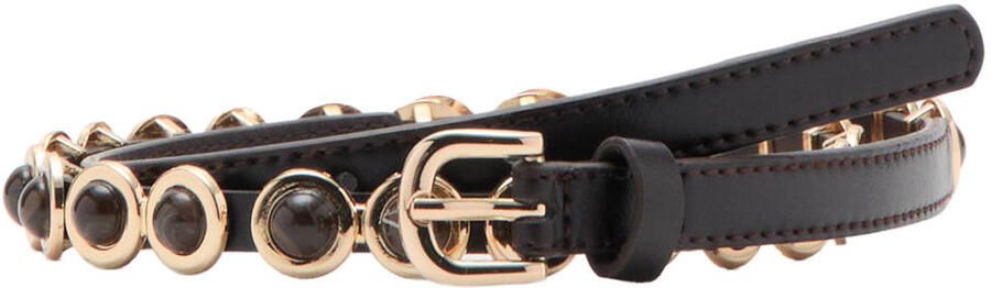 Mango riem donkerbruin