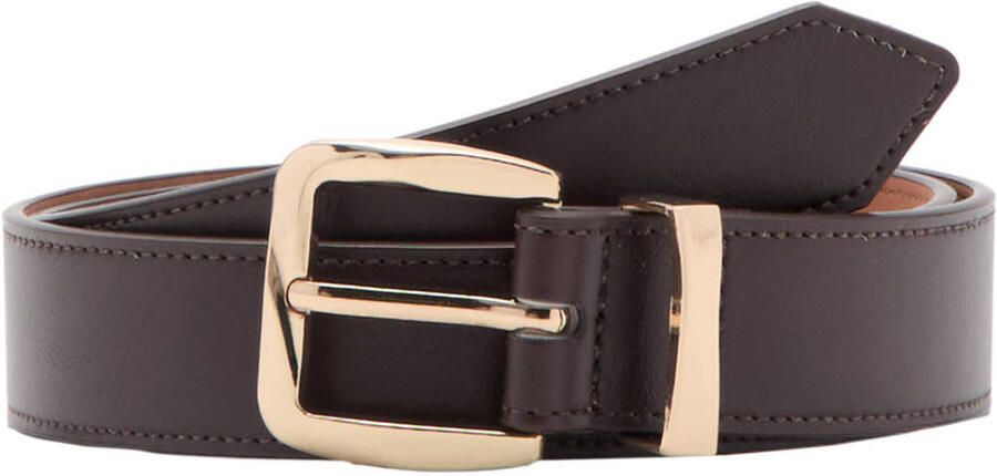 Mango riem donkerbruin