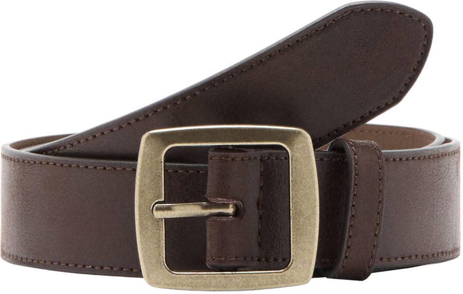 Mango riem donkerbruin