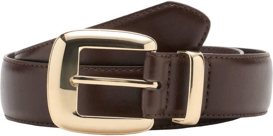 Mango riem donkerbruin
