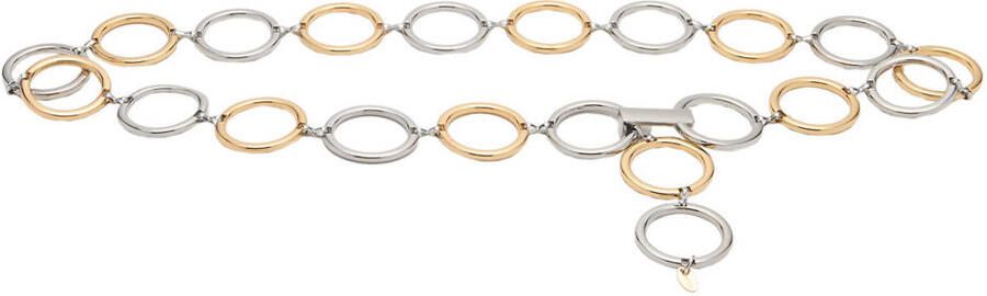 Mango riem goudkleurig zilverkleurig