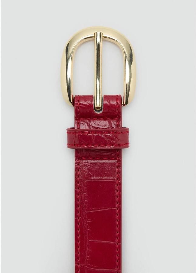 Mango riem rood - Foto 2