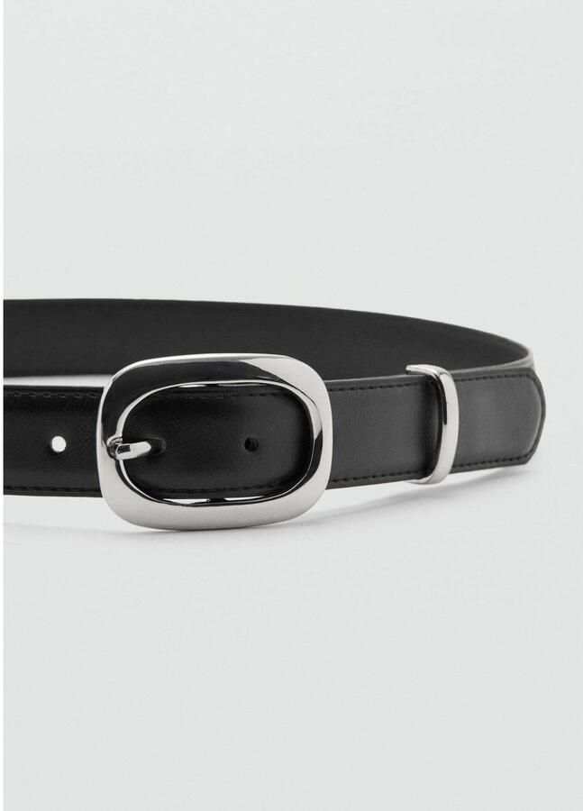 Mango riem zwart - Foto 2