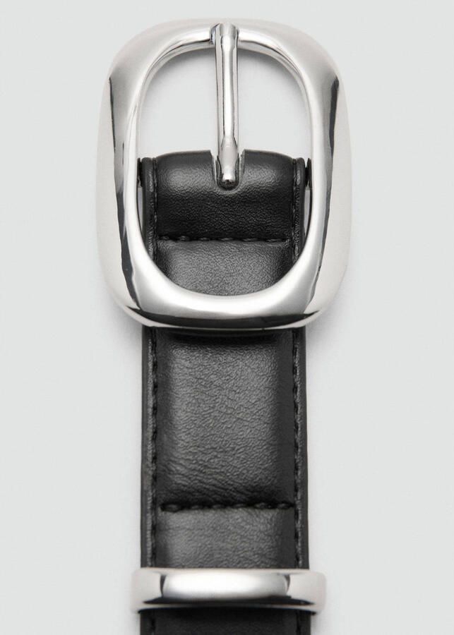Mango riem zwart - Foto 3