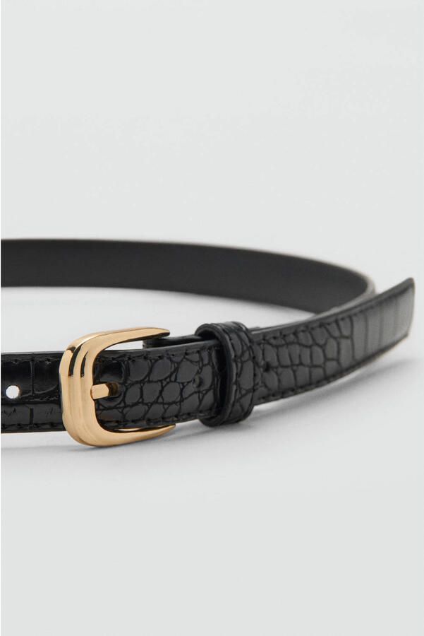 Mango riem zwart - Foto 2