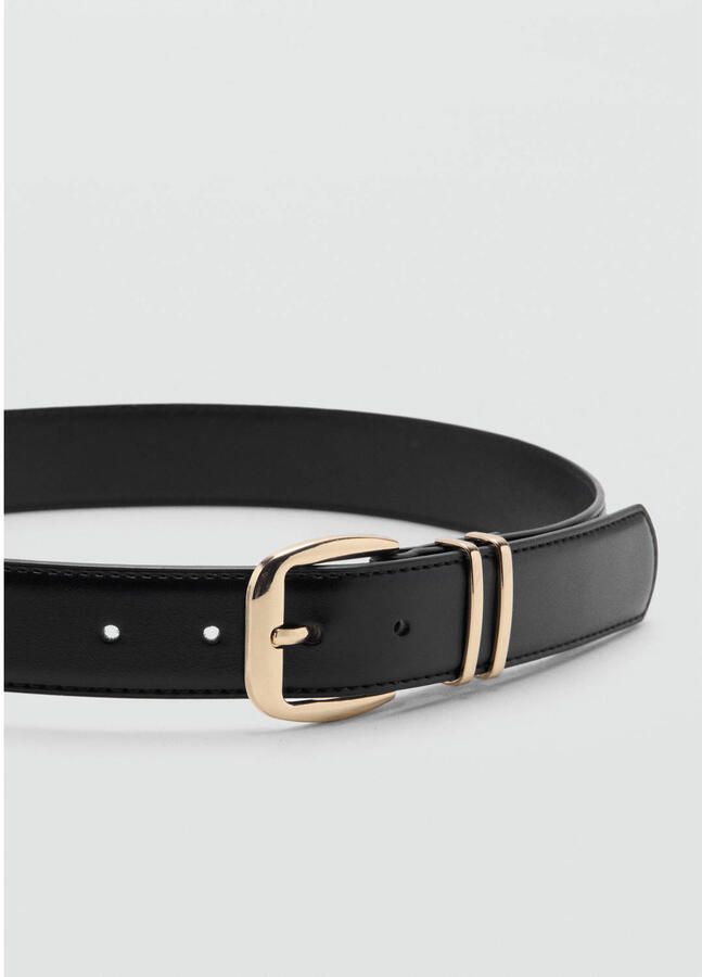 Mango riem zwart - Foto 2