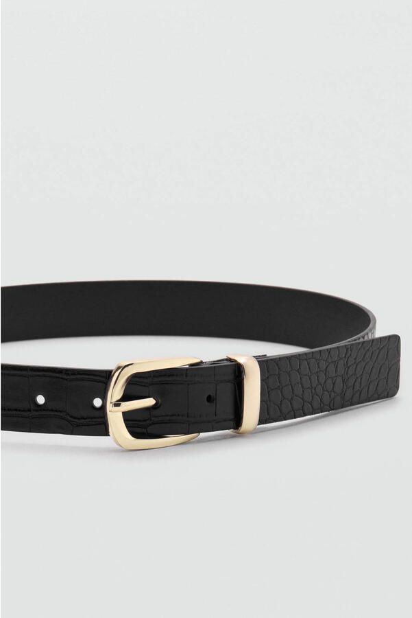 Mango riem zwart - Foto 2