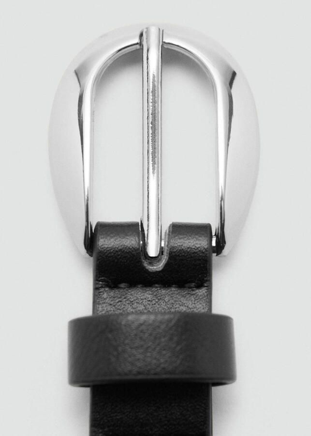 Mango riem zwart - Foto 2