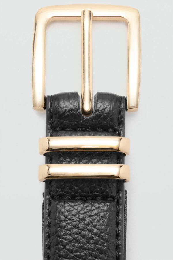 Mango riem zwart - Foto 3