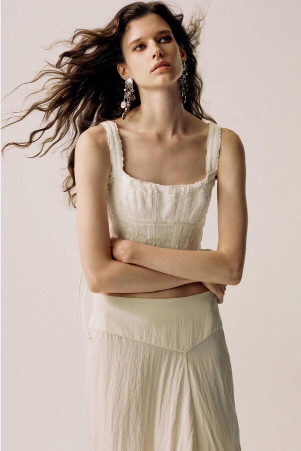 Mango rok beige