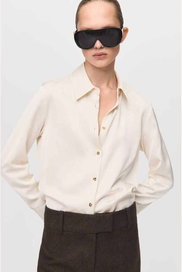 Mango satijnen blouse