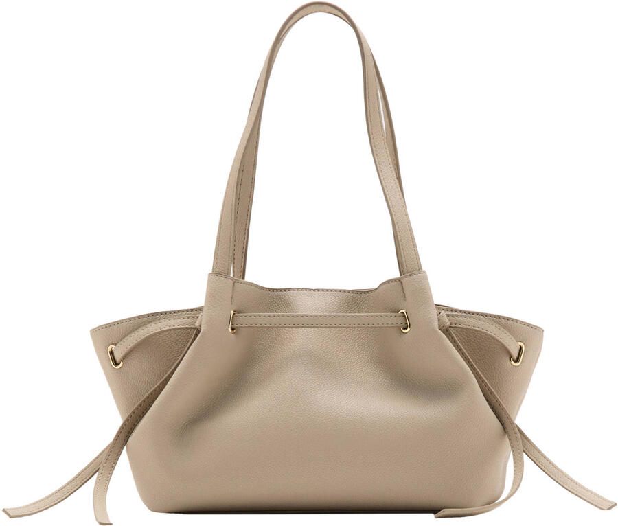 Mango schoudertas beige