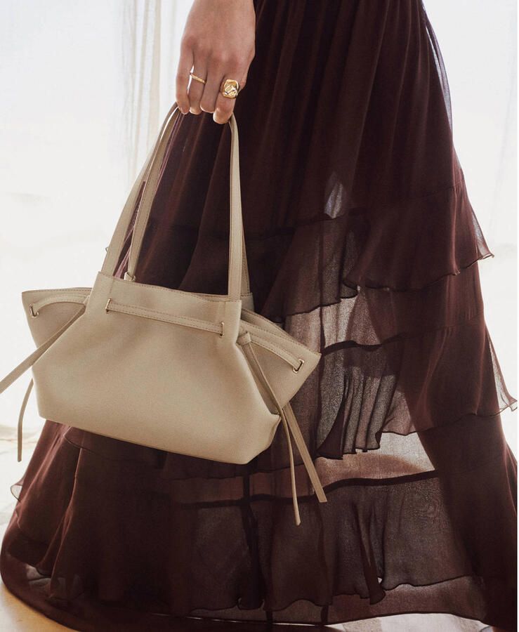 Mango schoudertas beige - Foto 2