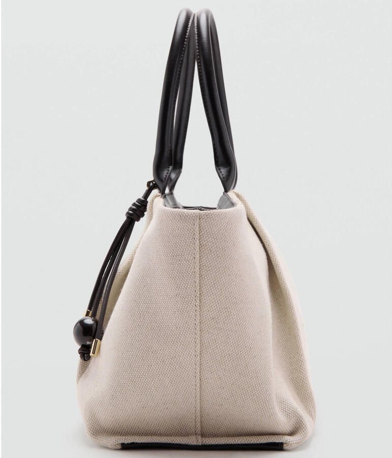 Mango shopper beige - Foto 3