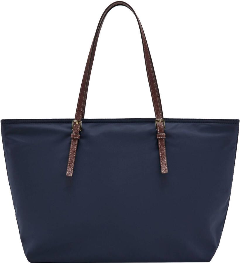 Mango shopper blauw