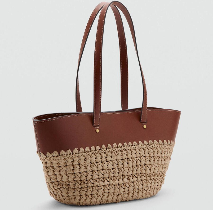 Mango shopper bruin - Foto 3