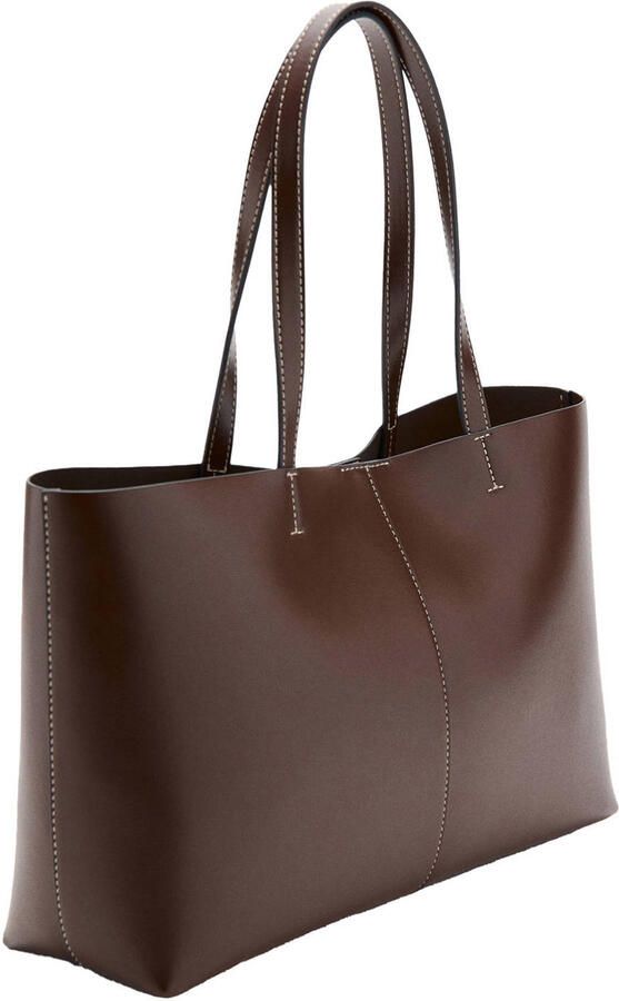 Mango shopper bruin - Foto 3