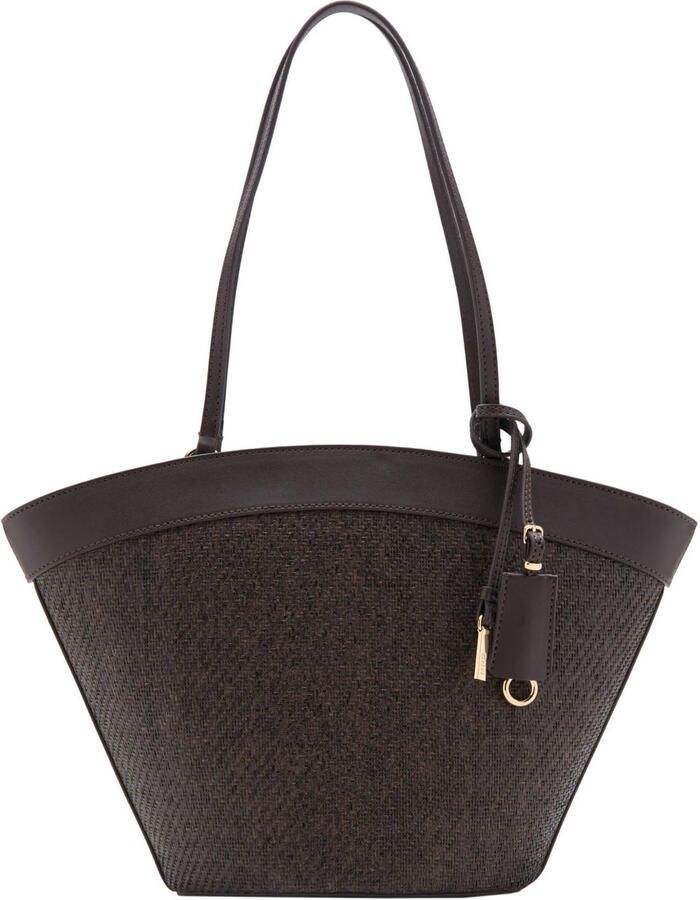 Mango shopper donkerbruin