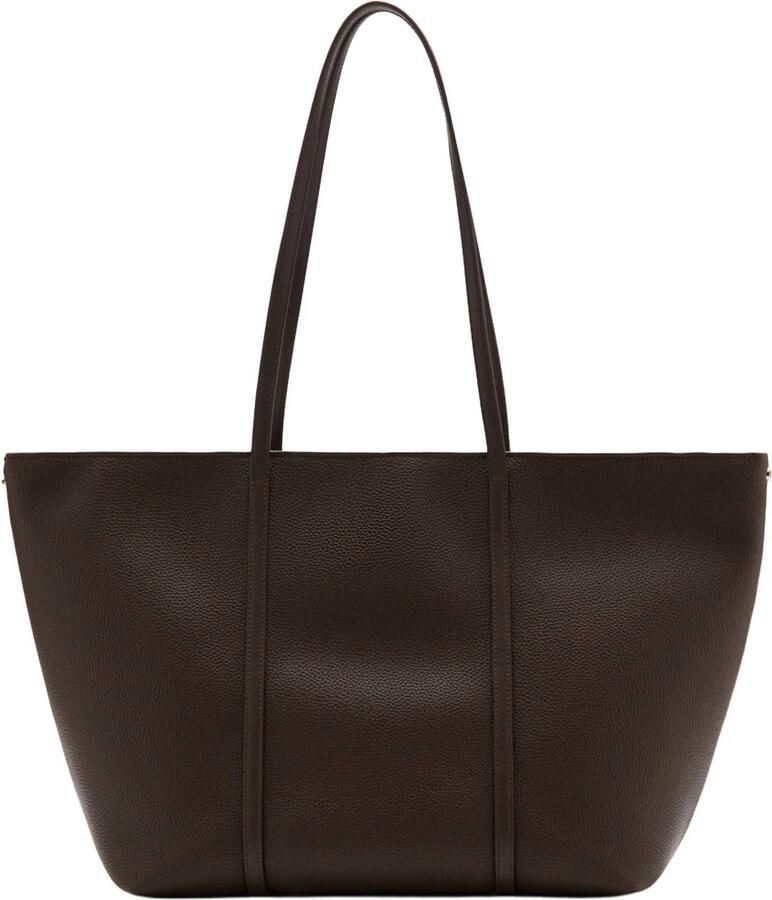 Mango shopper donkerbruin