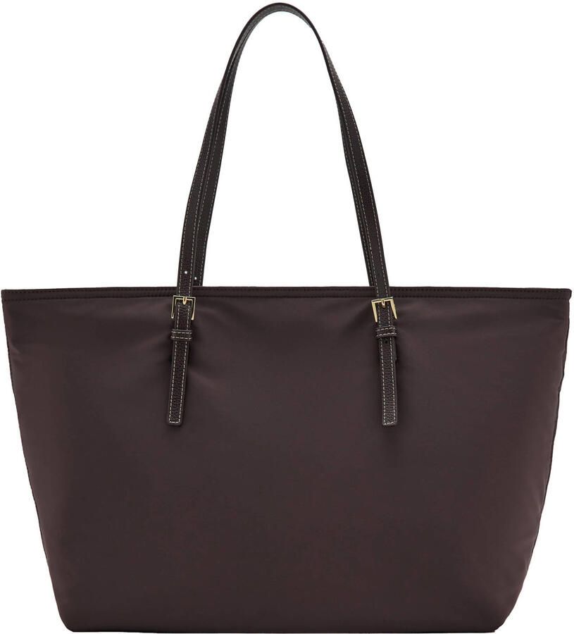 Mango shopper donkerbruin