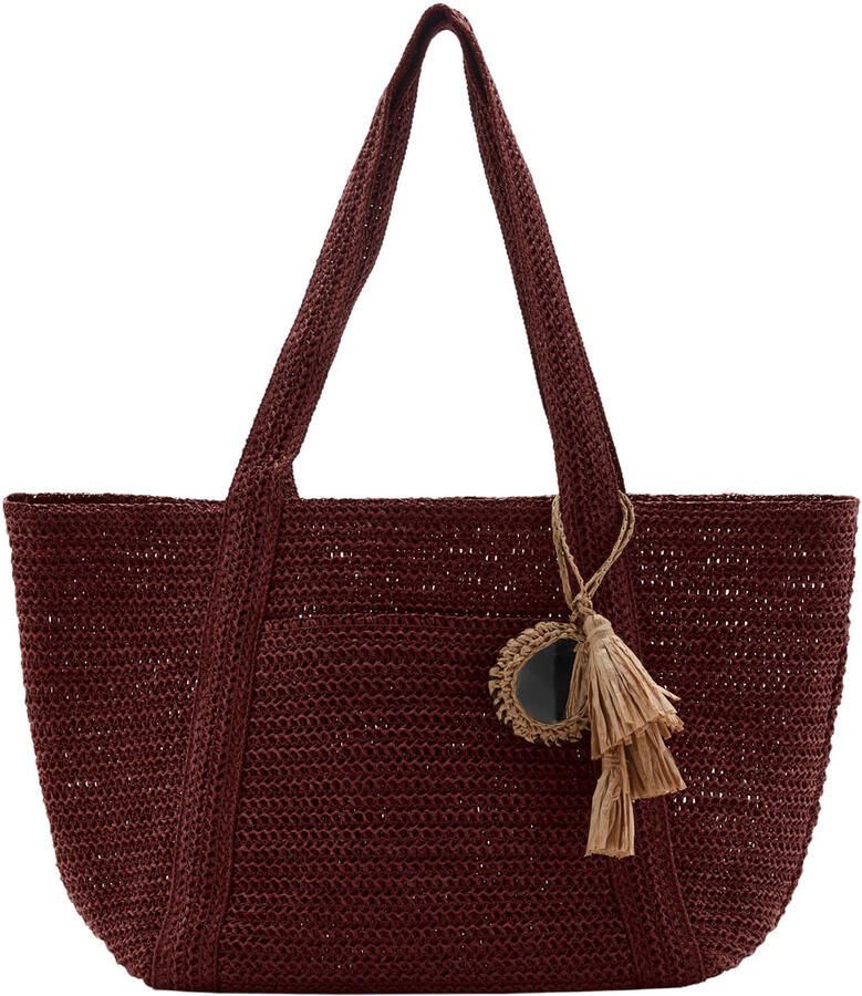 Mango shopper donkerrood