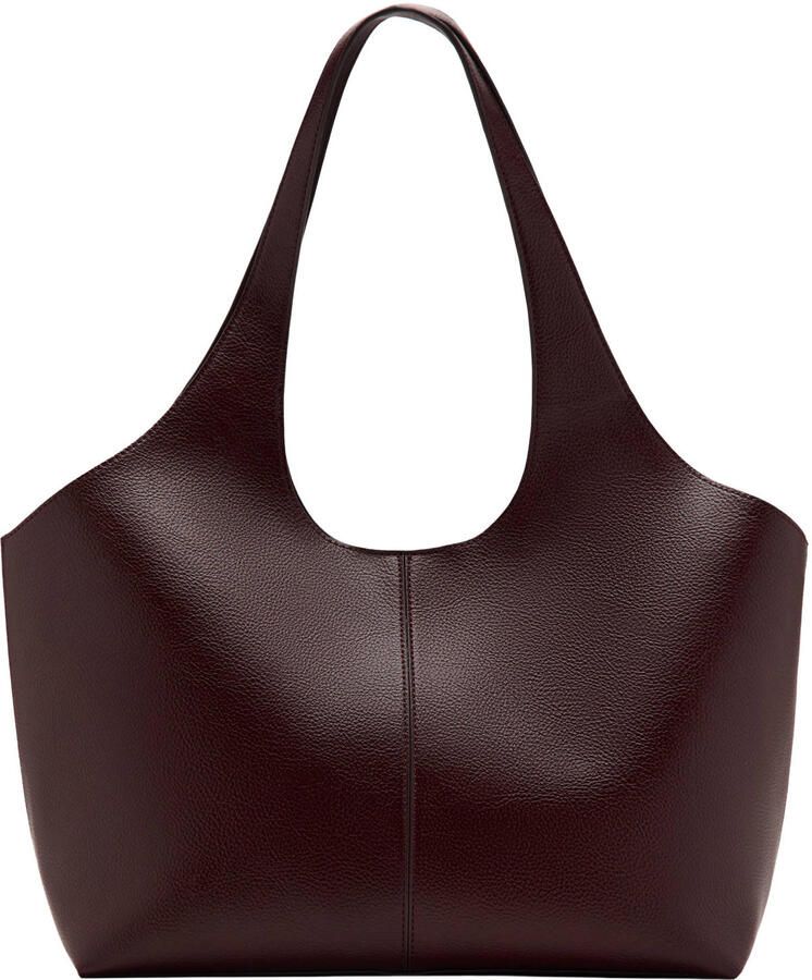 Mango shopper donkerrood