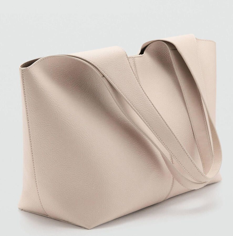 Mango shopper ecru - Foto 2