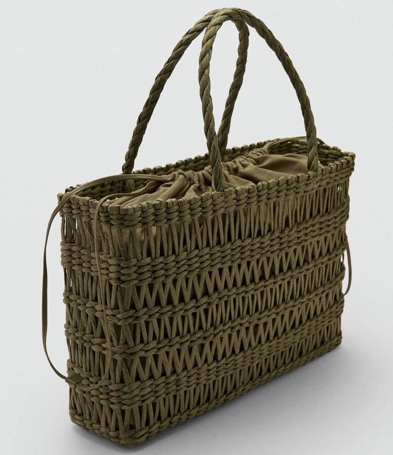 Mango shopper groen - Foto 2