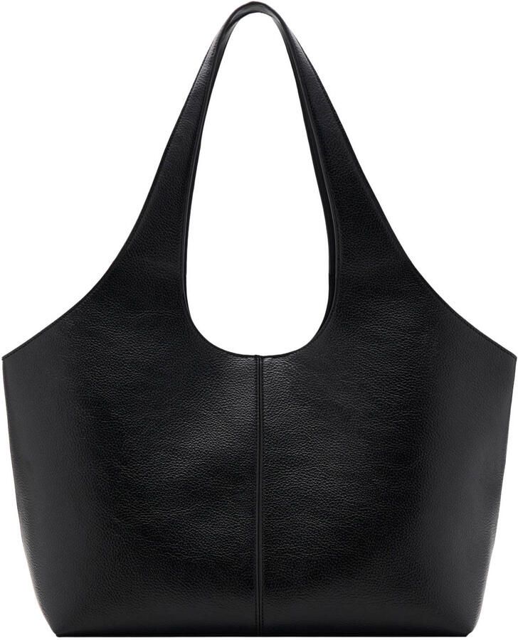 Mango shopper zwart