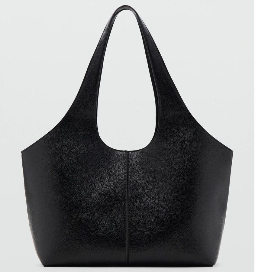 Mango shopper zwart