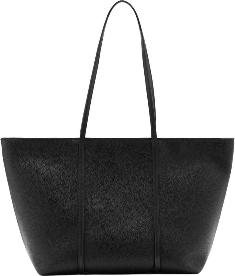 Mango shopper zwart