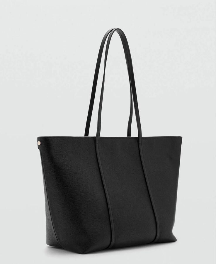 Mango shopper zwart - Foto 2