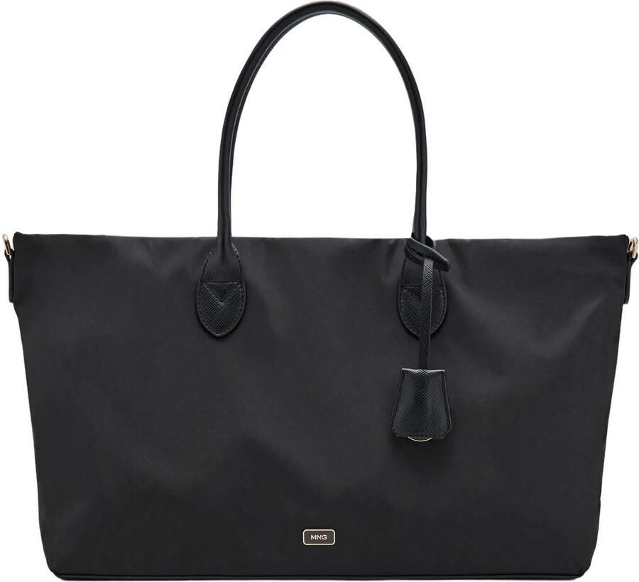 Mango shopper zwart