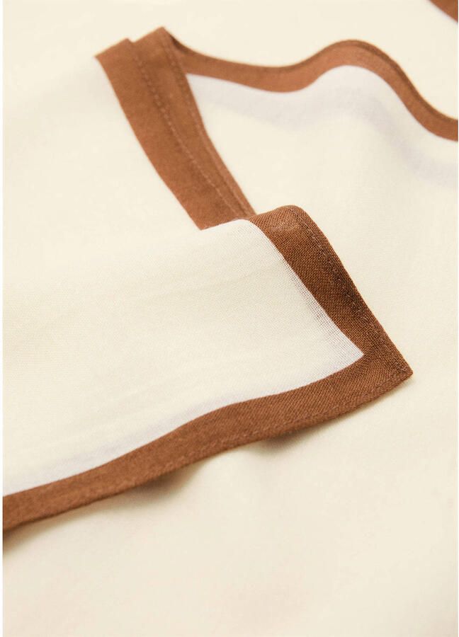 Mango sjaal beige - Foto 2