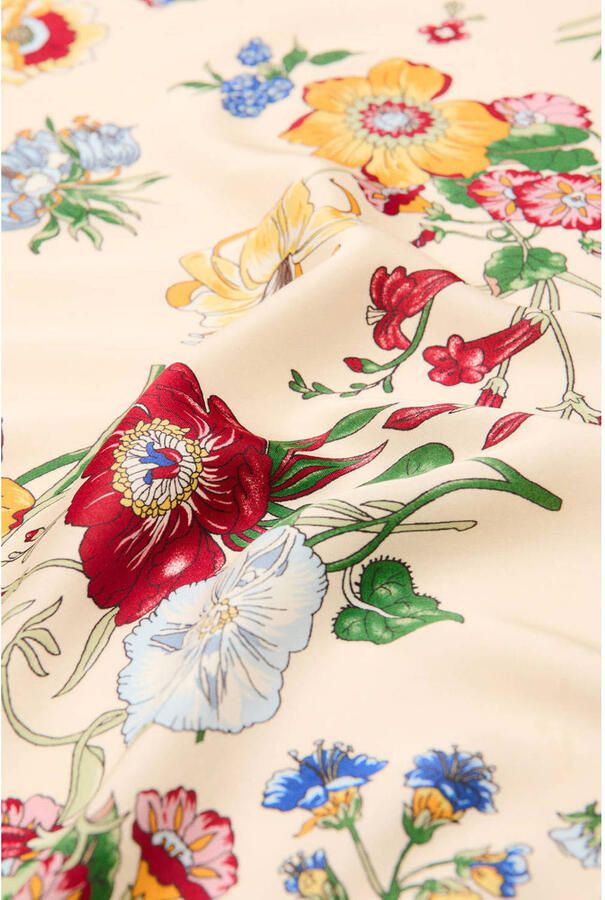 Mango sjaal met bloemenprint beige multi - Foto 3