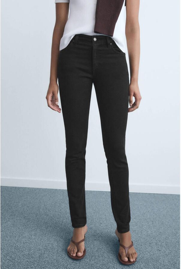 Mango skinny jeans black denim