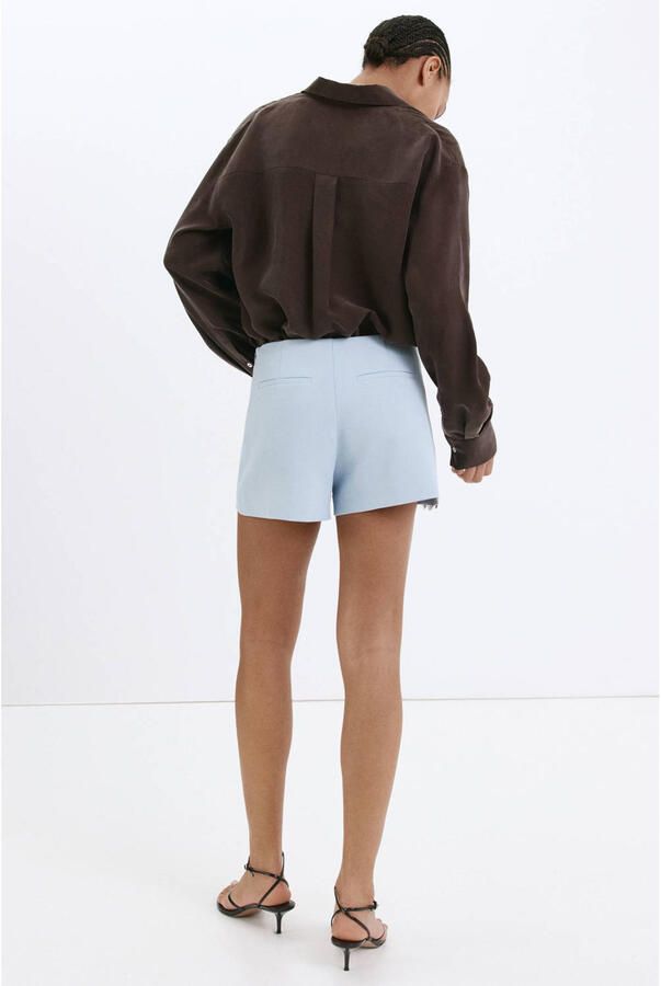 Mango skort lichtblauw - Foto 3