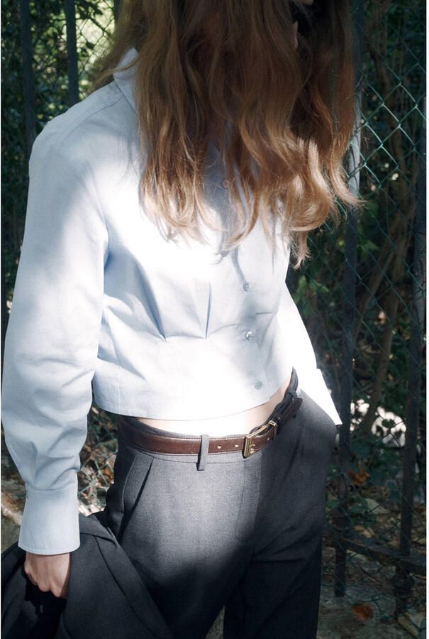 Mango slim fit broek grijs - Foto 2